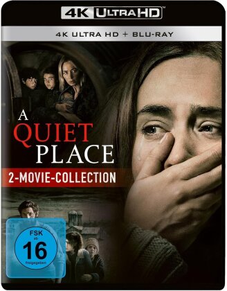 A Quiet Place 1 & 2 - 2-Movie Collection (2 4K Ultra HDs + 2 Blu-rays)