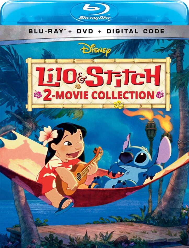 Lilo & Stitch 1+2 - 2-Movie Collection 2 Blu-rays + 2 DVDs