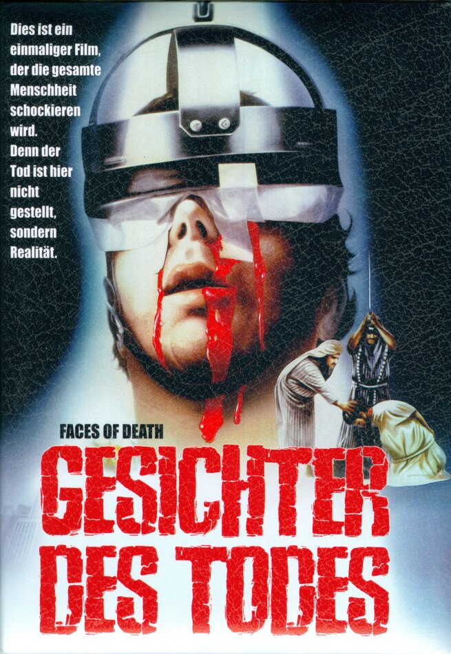 Gesichter des Todes (1978) Cover C, Wattiert, Cinema Version, Limited Edition, Long Version, Mediabook, Remastered, Uncut, Blu-ray + 2 DVDs