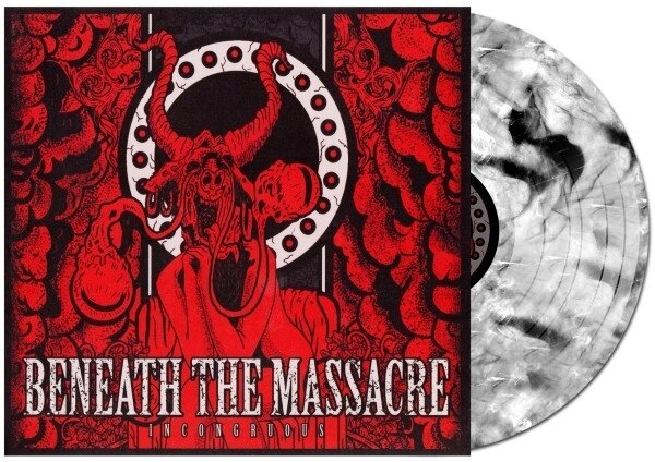 Beneath The Massacre - Incongruous 2022 Reissue, White With Black Swirl Vinyl, LP