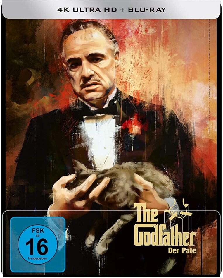 The Godfather - Der Pate (1972) Limited Edition, Remastered, Restored, Steelbook, 4K Ultra HD + Blu-ray