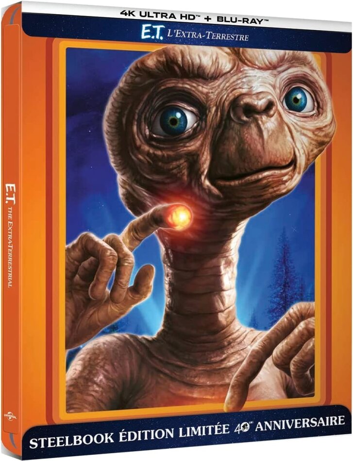 E.T. - L'extra-terrestre (1982) 40th Anniversary Edition, Limited Edition, Steelbook, 4K Ultra HD + Blu-ray