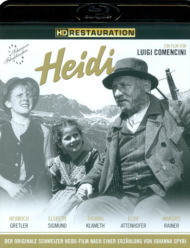 Heidi - (Dialektfassung) (1952) Swiss Film Classics, b/w, Restored