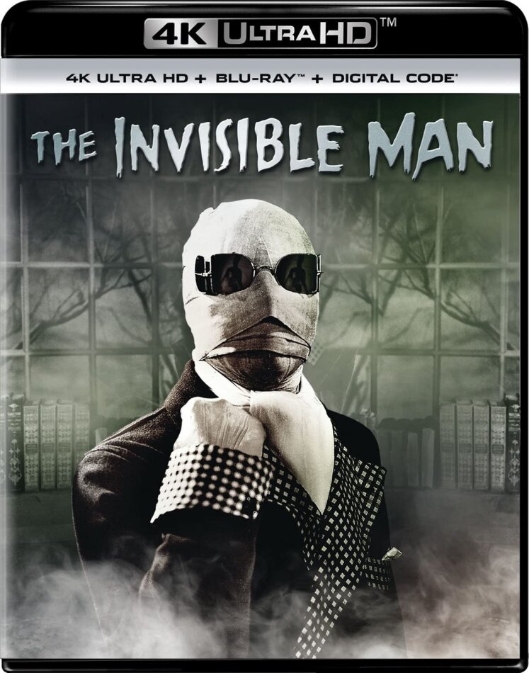 The Invisible Man (1933) b/w, 4K Ultra HD + Blu-ray