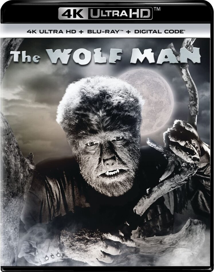 The Wolf Man (1941) b/w, 4K Ultra HD + Blu-ray
