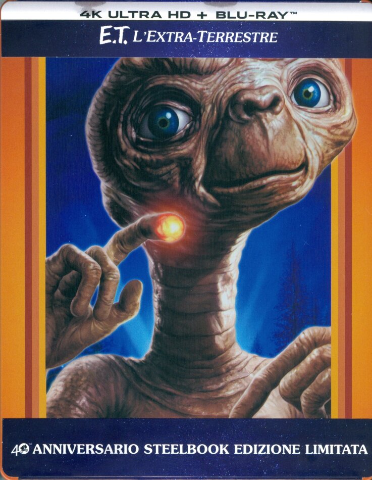 E.T. L'extra-terrestre - E.T. The Extra-Terrestrial (1982) 40th Anniversary Limited Edition, Steelbook, 4K Ultra HD + Blu-ray