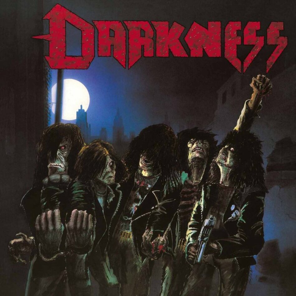 Darkness (Metal) - Death Squad 2022 Reissue, High Roller Records, Splatter Vinyl, LP