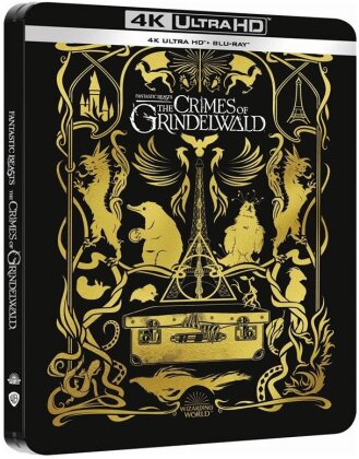 Les animaux fantastiques 2 - Les crimes de Grindelwald (2018) (Limited Edition, Steelbook, 4K Ultra HD + Blu-ray)