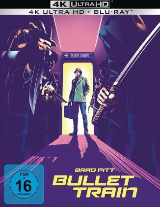 Bullet Train (2022) (Limited Edition, Steelbook, 4K Ultra HD + Blu-ray)