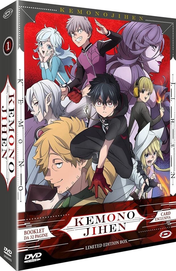 Kemono Jihen - Box Set - Eps. 01-12 Édition Limitée, 3 DVD