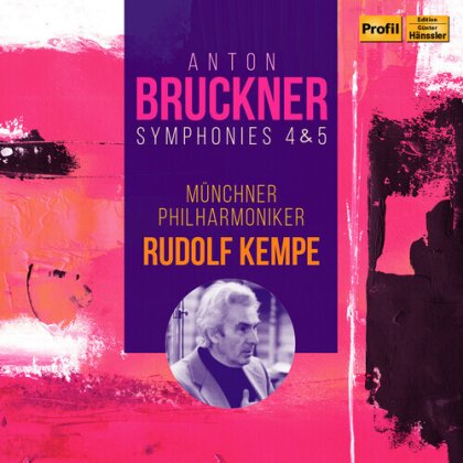 Anton Bruckner (1824-1896), Rudolf Kempe & M&uuml;nchner Philharmoniker - Symphonies 4 & 5 (2 CDs)