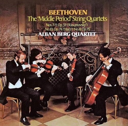Alban Berg Quartet & Ludwig van Beethoven (1770-1827) - The Middle Period String Quartets Japan Edition, 2 Hybrid SACDs