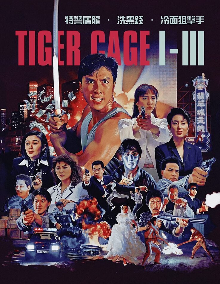 Tiger Cage 1-3 3 Blu-rays