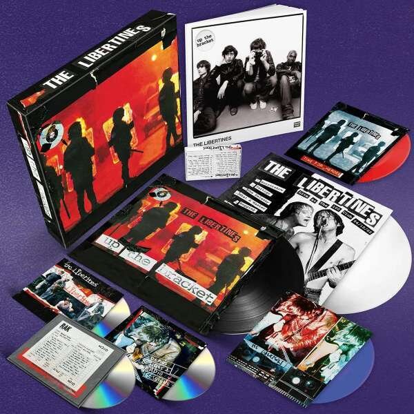 The Libertines - Up The Bracket 2022 Reissue, Boxset, Rough Trade, 20th Anniversary Edition, Limited Edition, 2 LPs + 2 7" Singles + 2 CDs + DVD + Audio cassette
