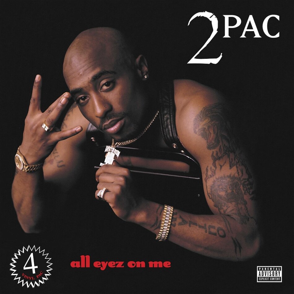 2 Pac - All Eyez On Me 2022 Reissue, 4 LPs