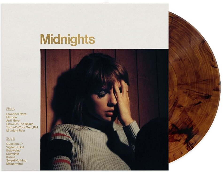 Taylor Swift - Midnights Edizione Limitata, Mahogany Vinyl, LP