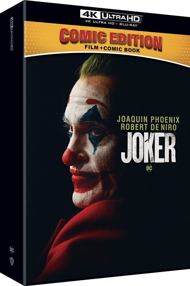 Joker (2019) Comic Edition, 4K Ultra HD + Blu-ray + Libro