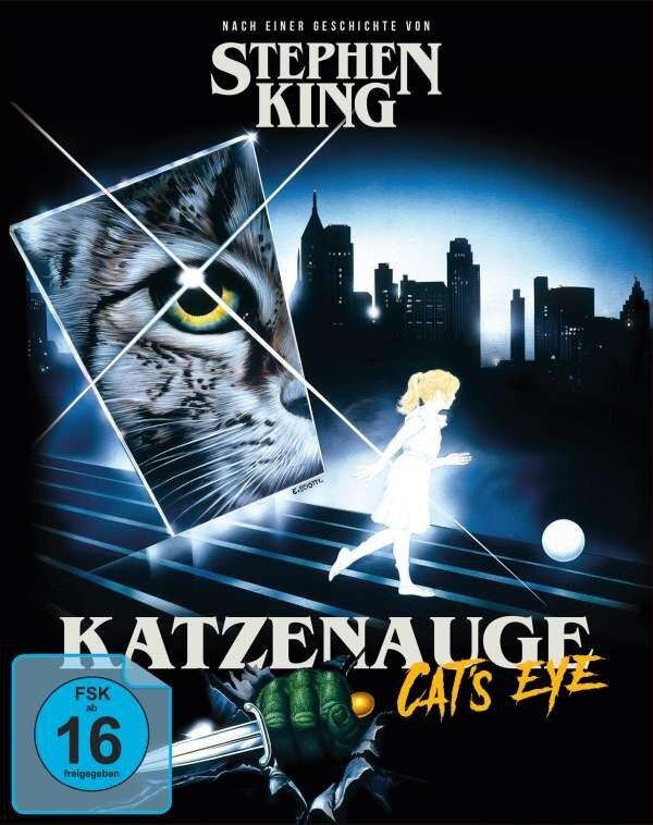 Katzenauge (1985) Cover B, Limited Edition, Mediabook, 4K Ultra HD + Blu-ray