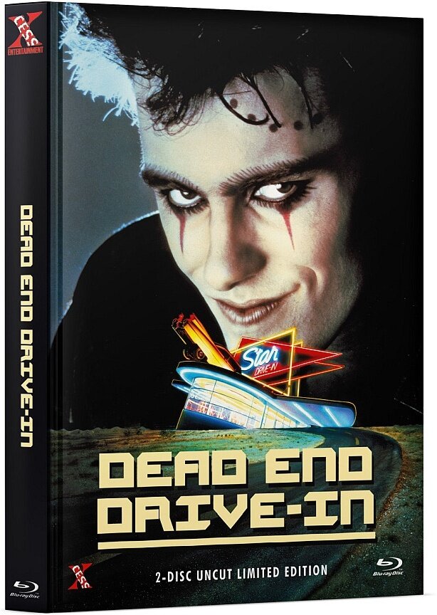 Dead End Drive-In (1986) Cover B, Limited Edition, Mediabook, Uncut, Blu-ray + DVD