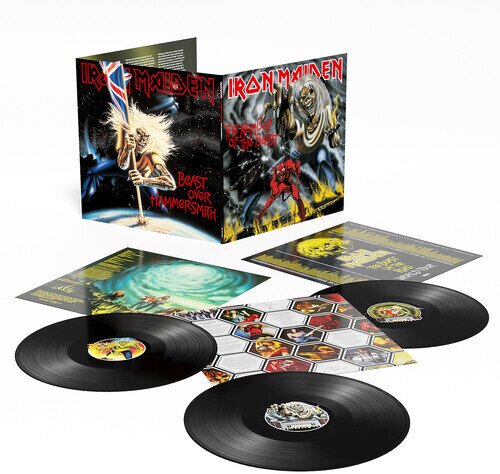 Iron Maiden - The Number Of The Beast / Beast Over Hammersmith Sanctuary Records, Gatefold, Deluxe Edition, 3 LPs