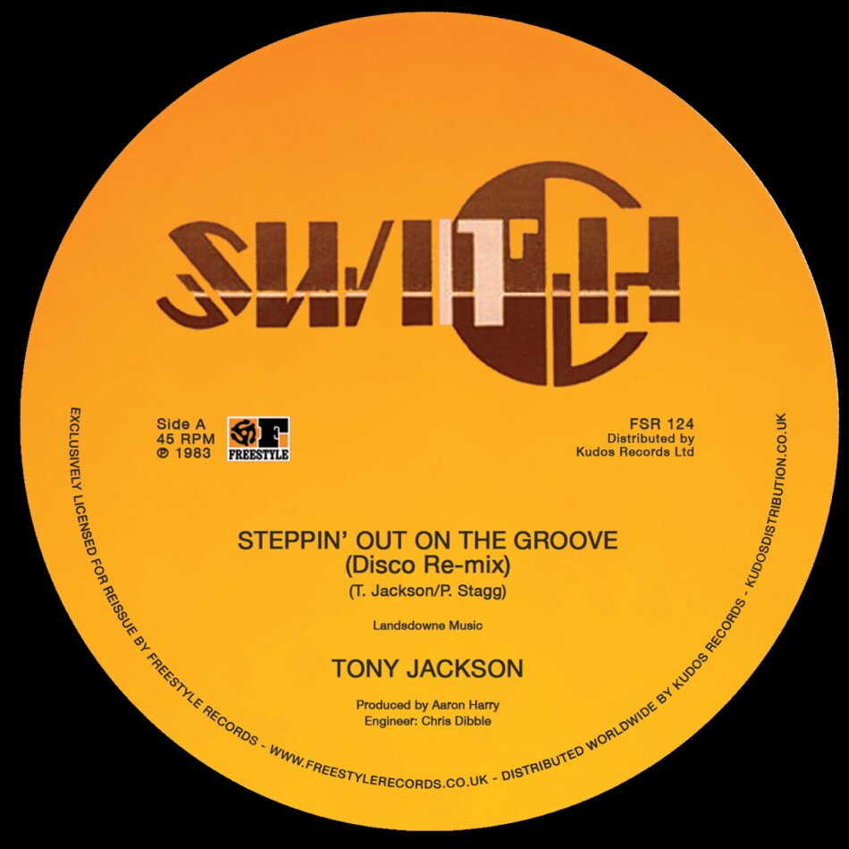 Tony Jackson - Steppin' Out on the Groove 12" Maxi