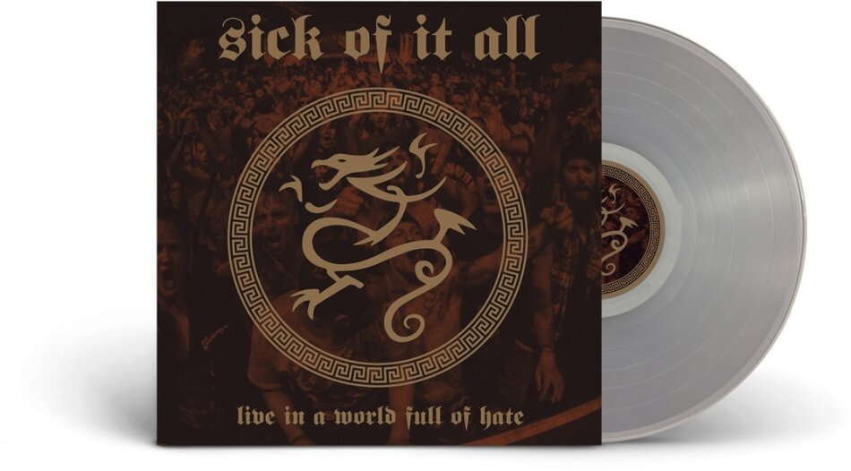 Sick Of It All - Live In A World Full Of Hate 2022 Reissue, Clear Vinyl, LP