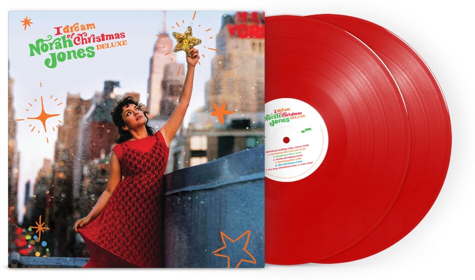Norah Jones - I Dream Of Christmas Indie Exclusive, 2022 Reissue, Blue Note, Limited Edition, Red Vinyl, 2 LPs