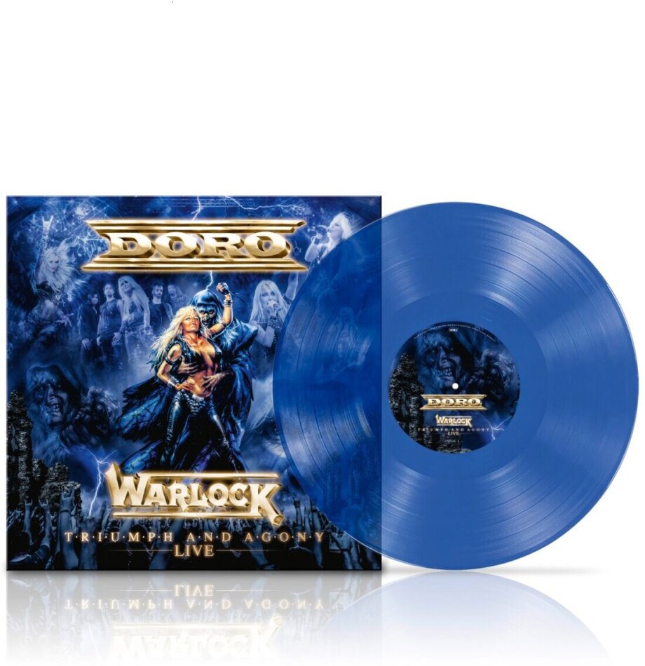 Doro & Warlock - Triumph and Agony Live 2022 Reissue, Limited Edition, Blue Vinyl, LP