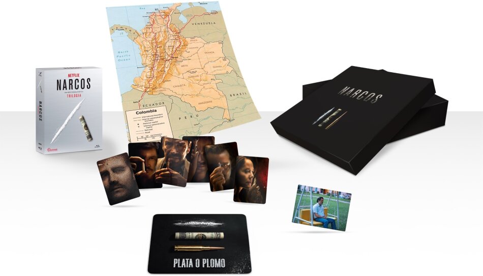 Narcos - Stagione 1-3 + Goodies, Edizione Deluxe Limitata, 8 Blu-ray