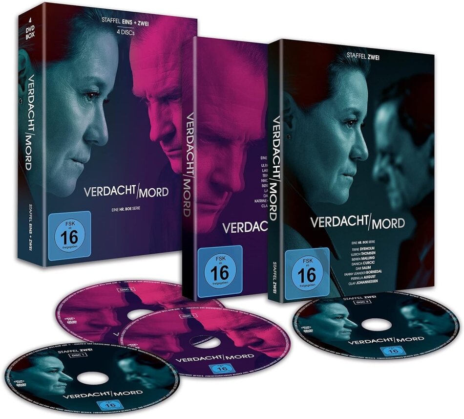 Verdacht/Mord - Staffel 1+2 4 DVDs