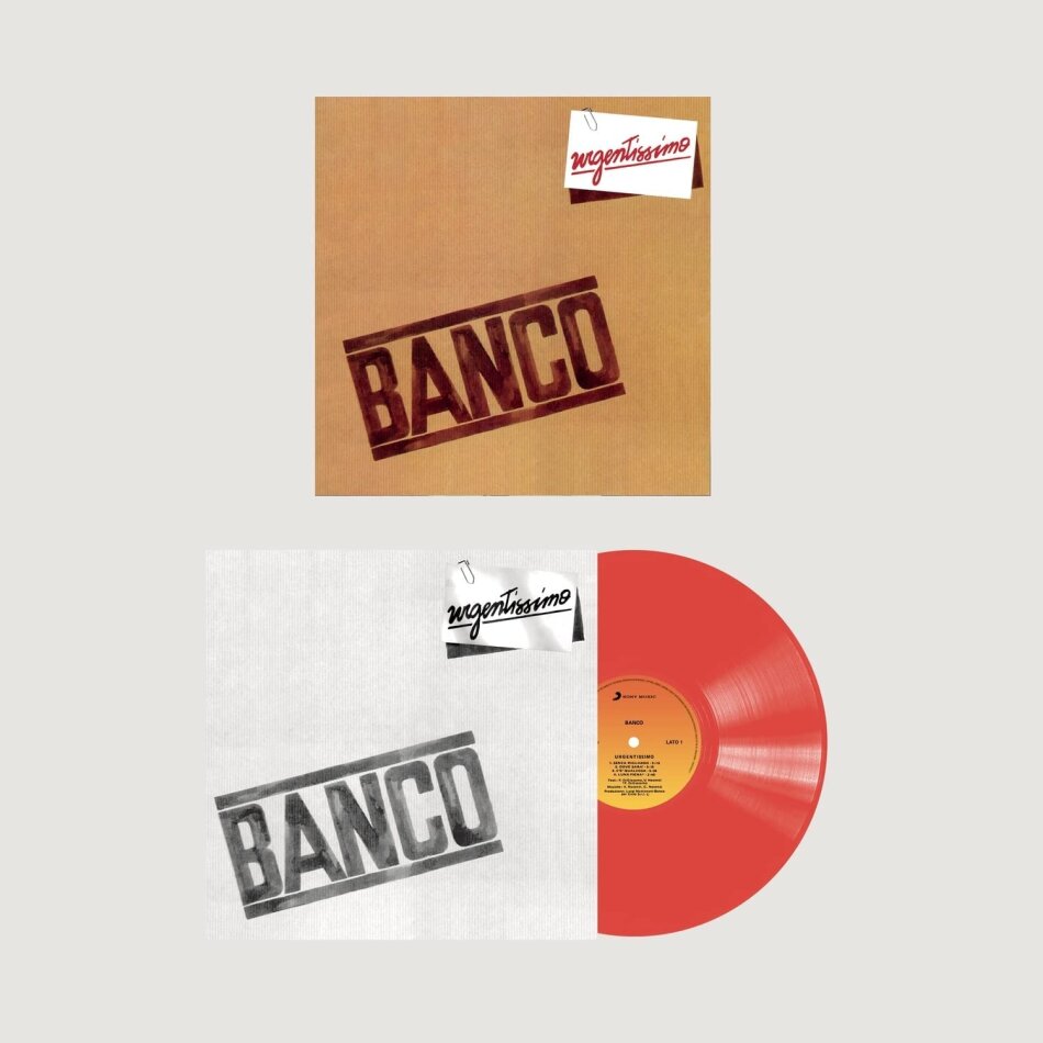 Banco Del Mutuo Soccorso (Banco) - Urgentissimo 2022 Reissue, Red Vinyl, LP