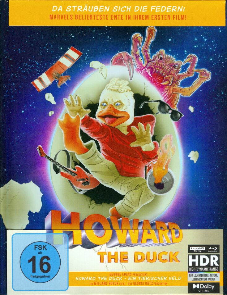 Howard the Duck (1986) Édition Limitée, Mediabook, 4K Ultra HD + Blu-ray