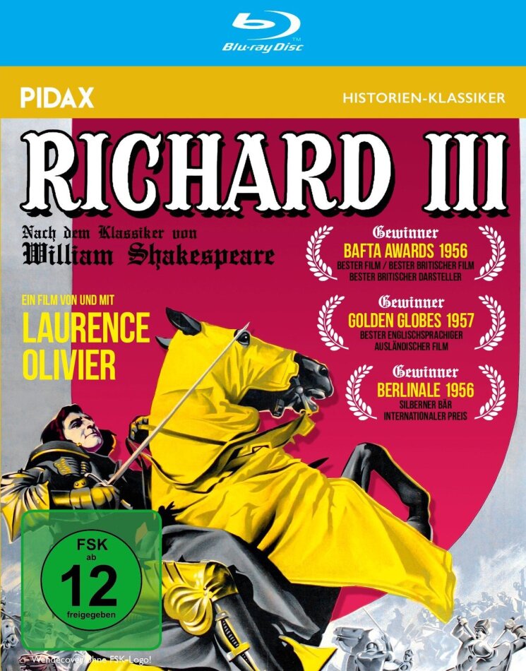 Richard III (1955) Pidax Historien-Klassiker, Remastered
