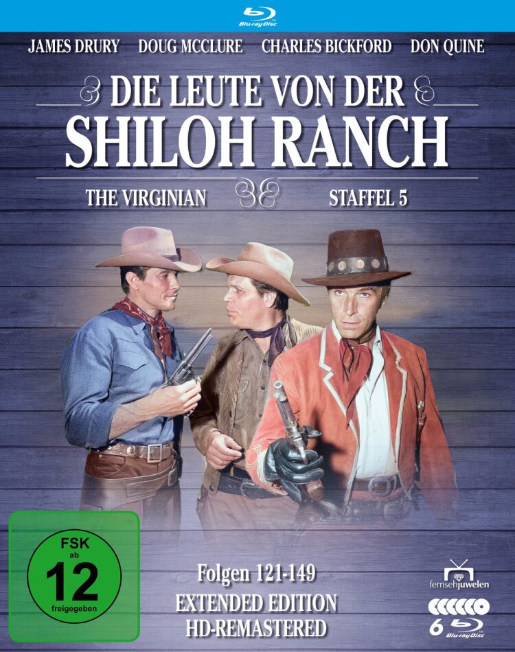 Die Leute von der Shiloh Ranch - Staffel 5 Fernsehjuwelen, Remastered, 6 Blu-rays