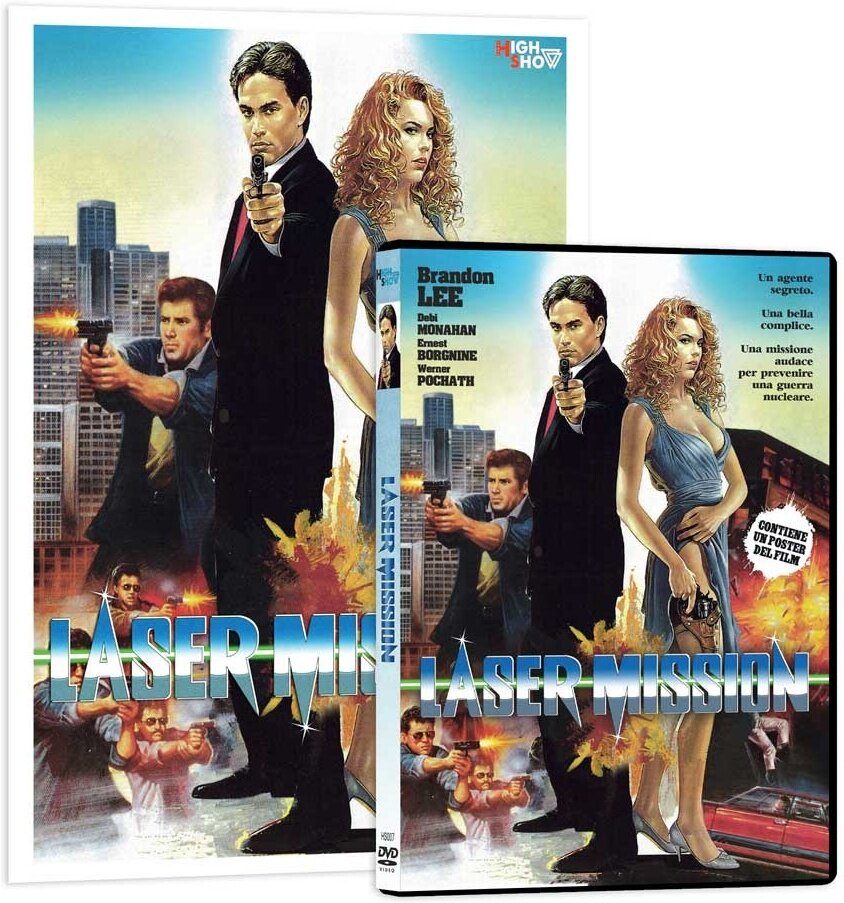 Laser Mission (1989) + Poster, New Edition