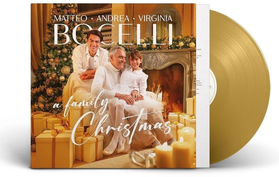 Andrea Bocelli, Matteo Bocelli & Virginia Bocelli - Family Christmas Limited Edition, Gold Colored Vinyl, LP