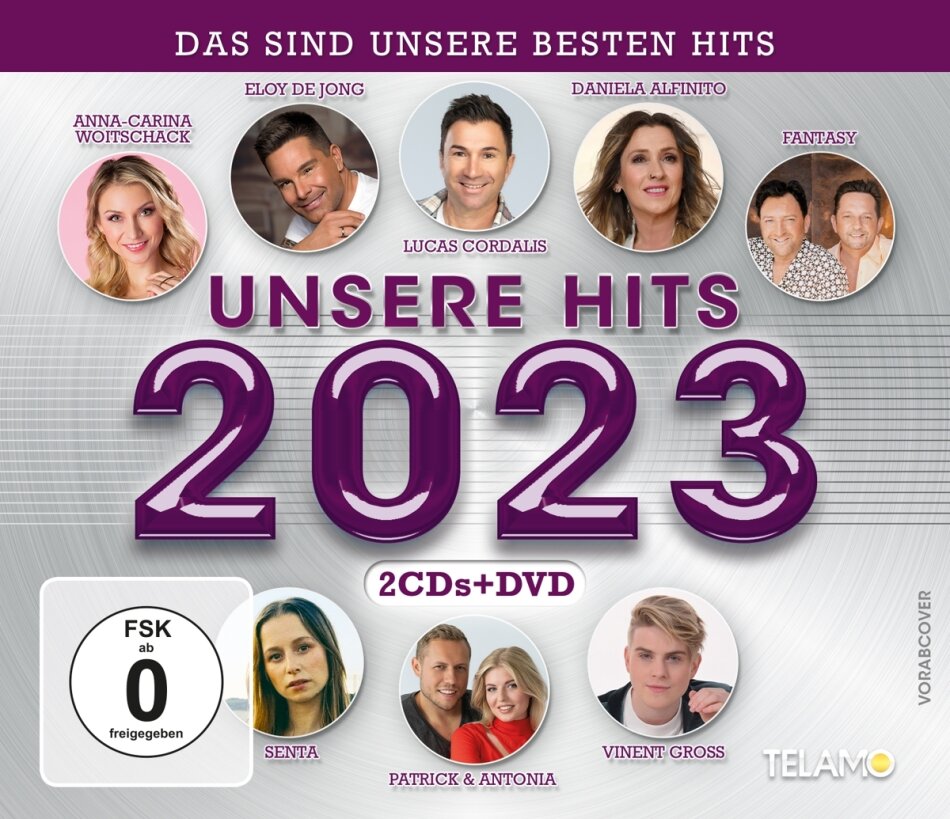Unsere Hits 2023 CD + DVD