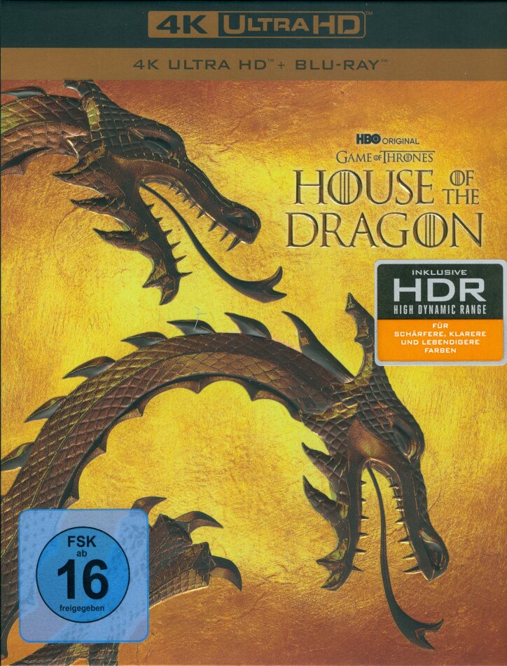 House of the Dragon (Game of Thrones) - Staffel 1 4 4K Ultra HDs + 4 Blu-rays