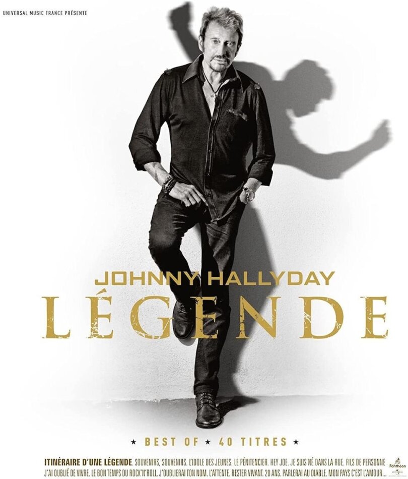 Johnny Hallyday - Legende - Best Of 40 Titres 2 CD