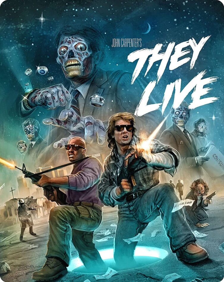 They Live (1988) Édition Limitée, Steelbook, 4K Ultra HD + Blu-ray