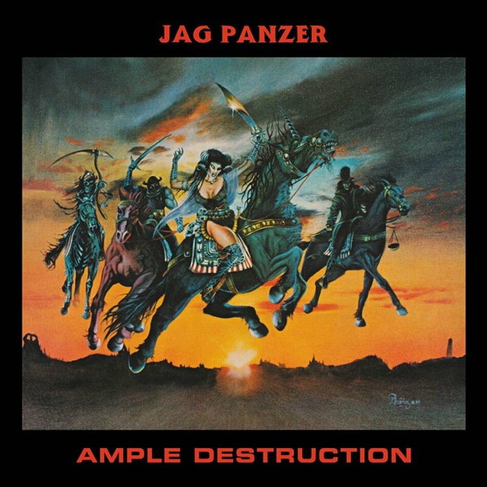 Jag Panzer - Ample Destruction 2022 Reissue, High Roller Records, Splatter Vinyl, LP