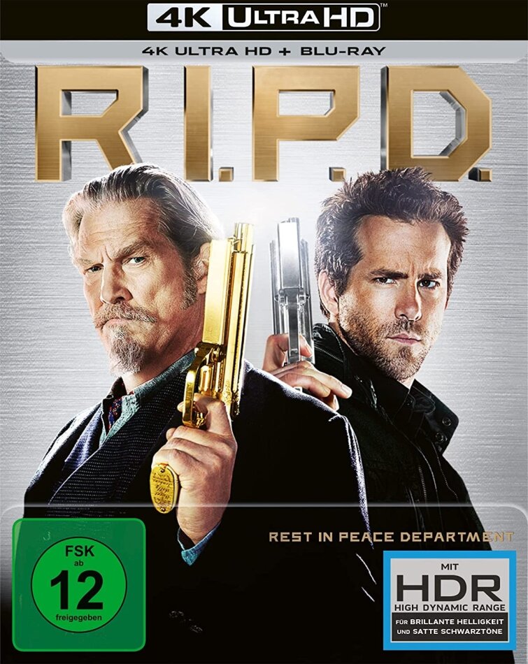R.I.P.D. - Rest in Peace Department (2013) Limited Edition, Steelbook, 4K Ultra HD + Blu-ray