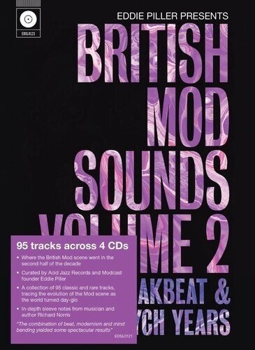Eddie Piller British Mod Sounds 60S V2 Demon Records, 4 CDs