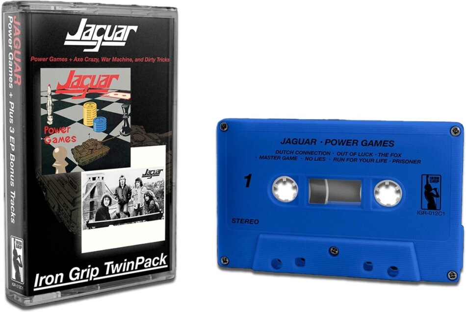 Jaguar - Power Games Iron Grip, 2023 Reissue, Blue Cassette