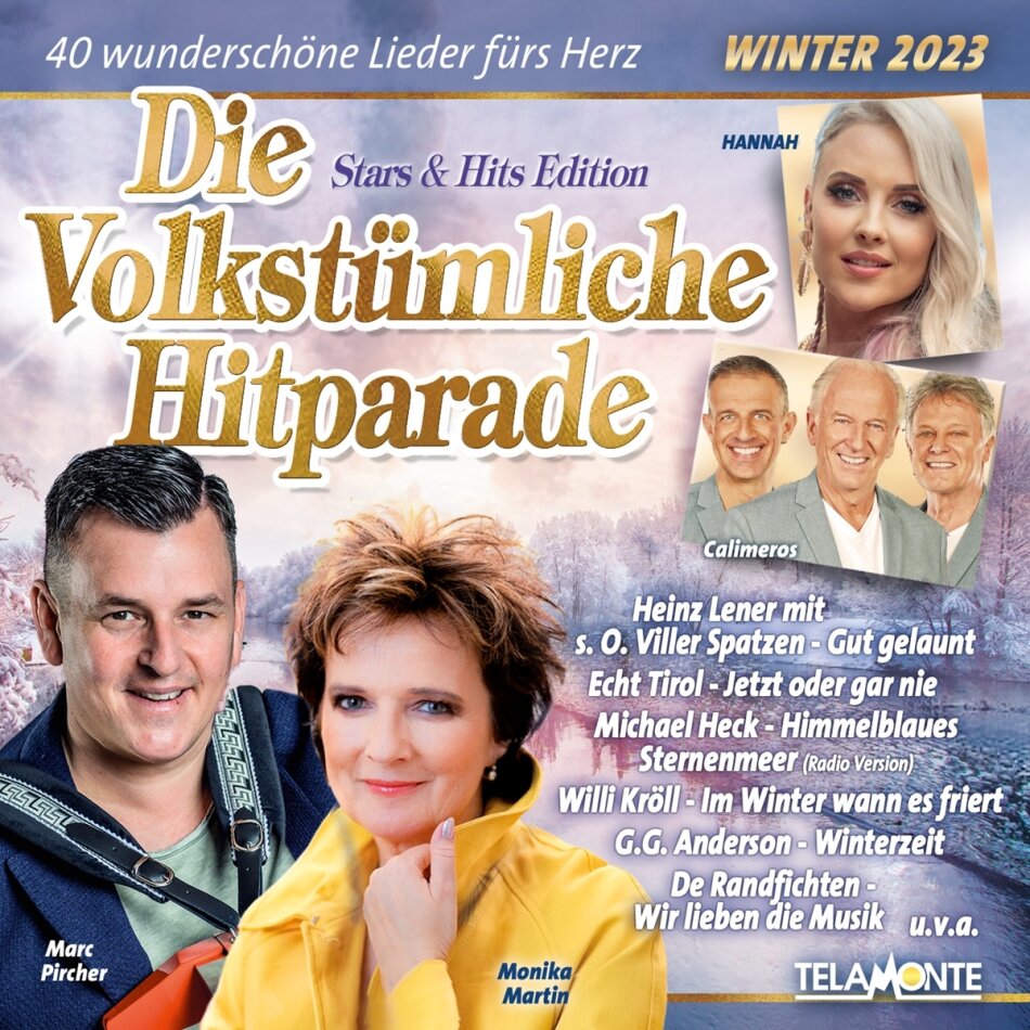 Die Volkstümliche Hitparade Winter2023 2 CDs
