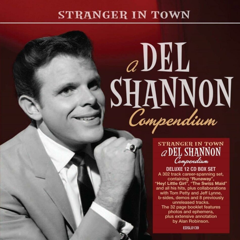 Del Shannon - Stranger In Town: A Del Shannon Compendium Edsel, 12 CDs