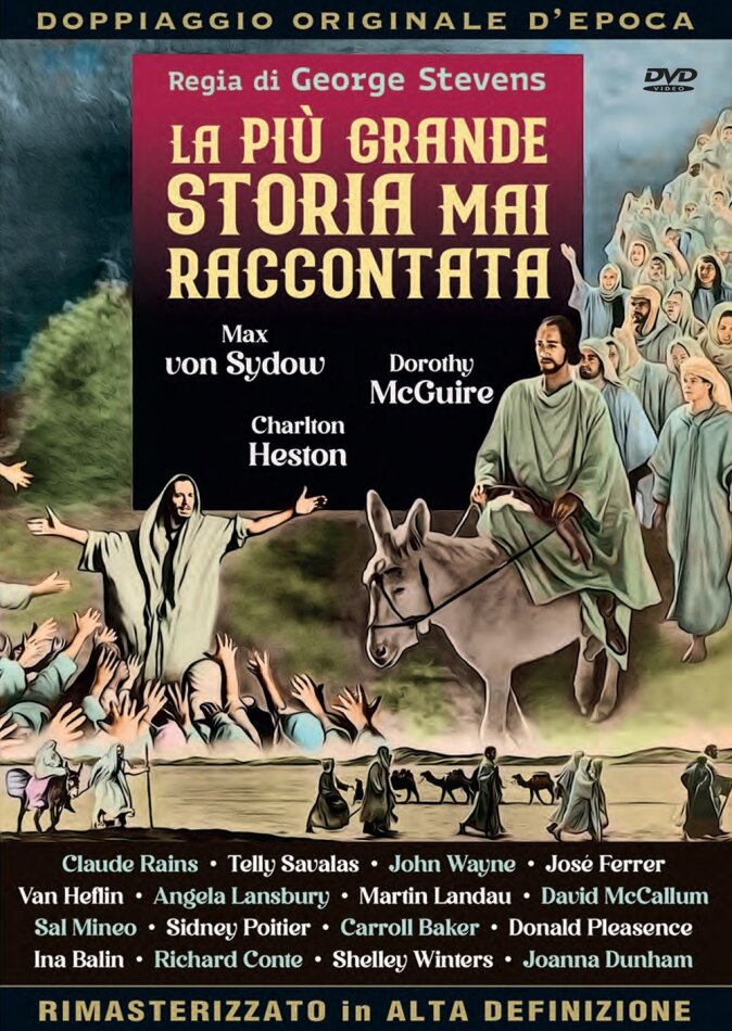 La più grande storia mai raccontata (1965) Doppiaggio Originale d'Epoca, New Edition, Remastered