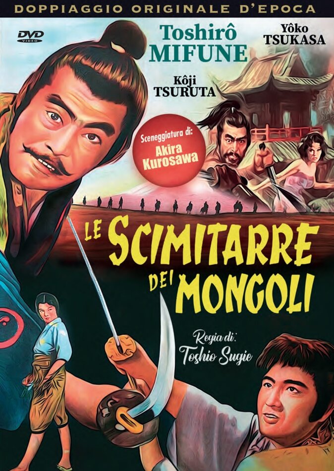 Le scimitarre dei mongoli (1959) Doppiaggio Originale d'Epoca, b/w