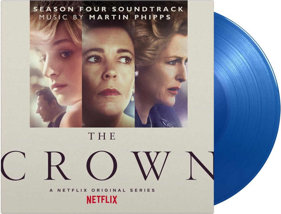 Martin Phipps - Crown Season 4 - OST 2022 Reissue, Music On Vinyl, limited to 750 copies, Royal Blue Vinyl, LP