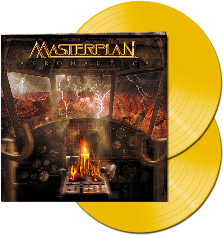 Masterplan - Aeronautics 2023 Reissue, AFM Records, Yellow Vinyl, 2 LP